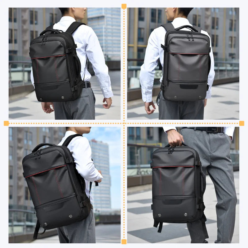 Expandable Vacuum Compression Travel Backpack